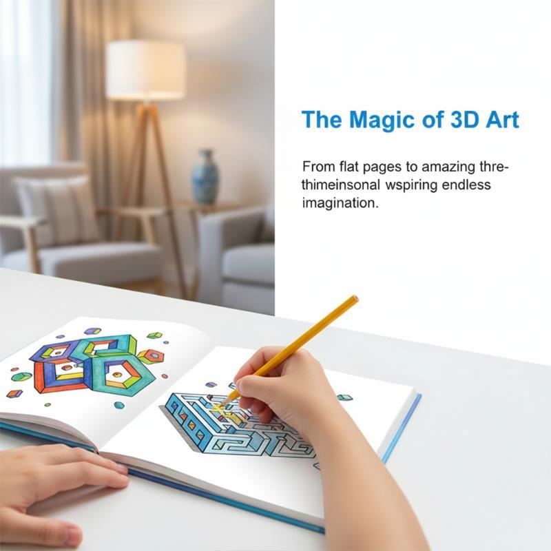 1/4 Buku Lukisan 3D Stereoskop - Home Improvement Books ulasan dan harga