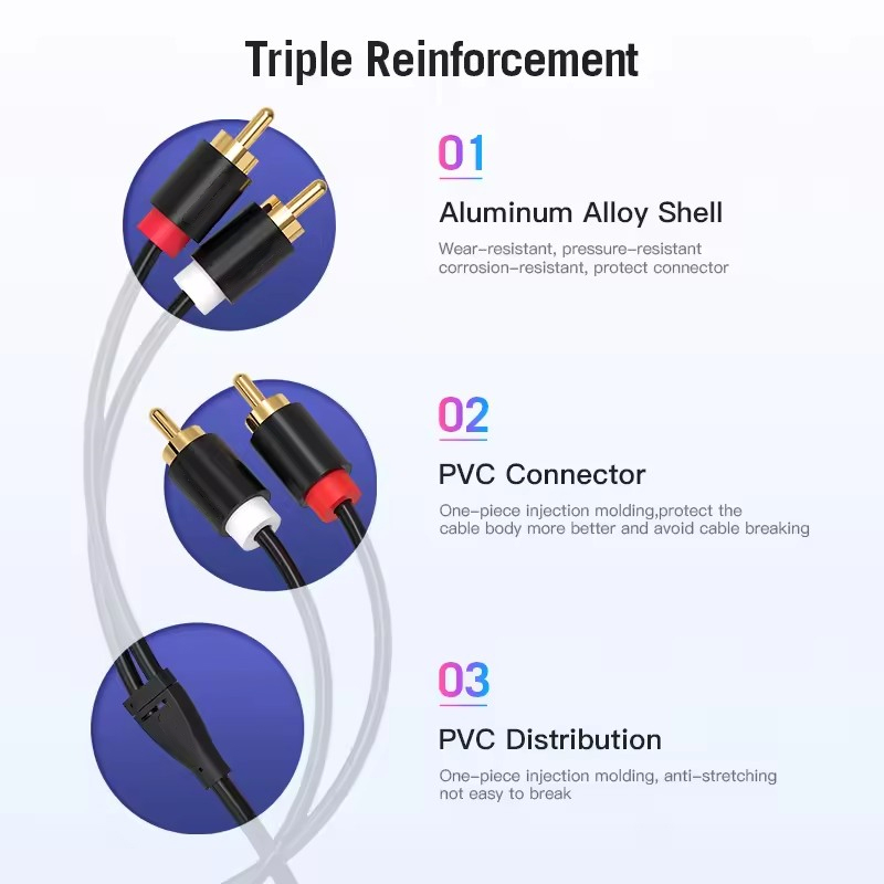 Kabel RCA Stereo HIFI 2RCA Ke  - Home Improvement Dvd ulasan dan harga
